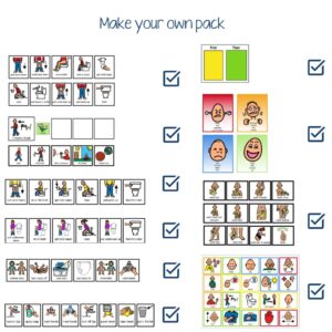 Child Development & Behaviour Specialists Resources: Make your own pack available in downloadable or ready-made.